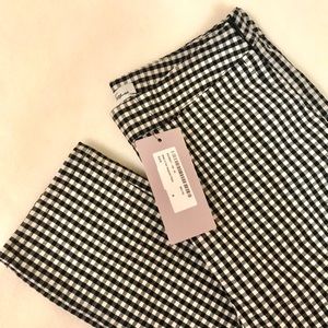 NWT Nastygal Gingham Pants 🖤